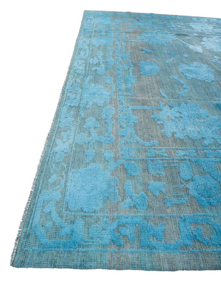 Detail image of  9' 2 x 12' 6  Hand Knotted Oushak Wool Rug
