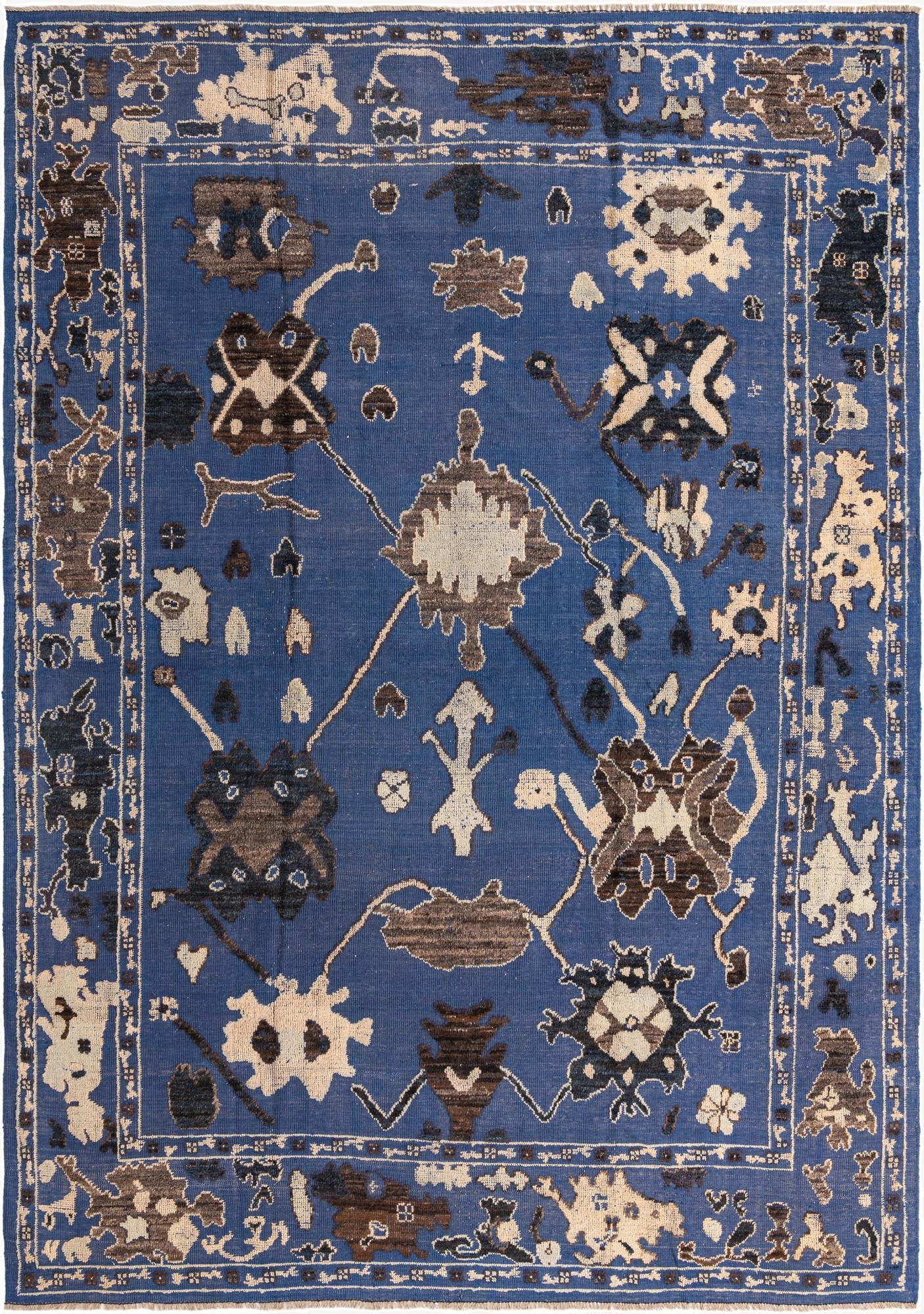  10' 2 x 14'  Hand Knotted Oushak Wool Rug