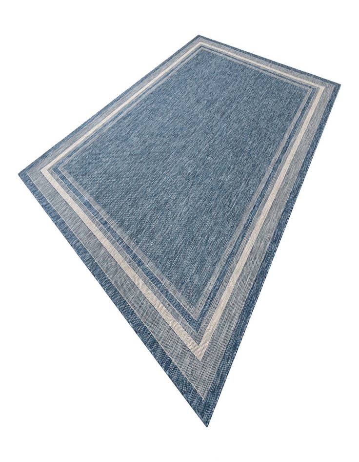 Detail image of  9' x 12'  Washable Border Indoor / Outdoor Rug