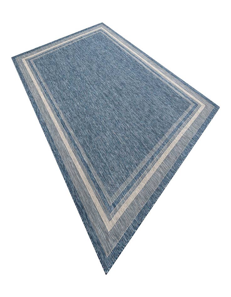 Detail image of  9' x 12'  Washable Border Indoor / Outdoor Rug