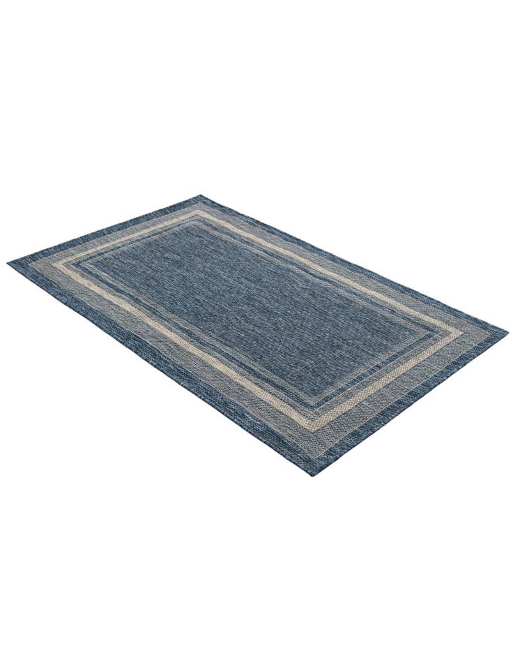 Detail image of  3' x 5' 3  Washable Border Indoor / Outdoor Rug