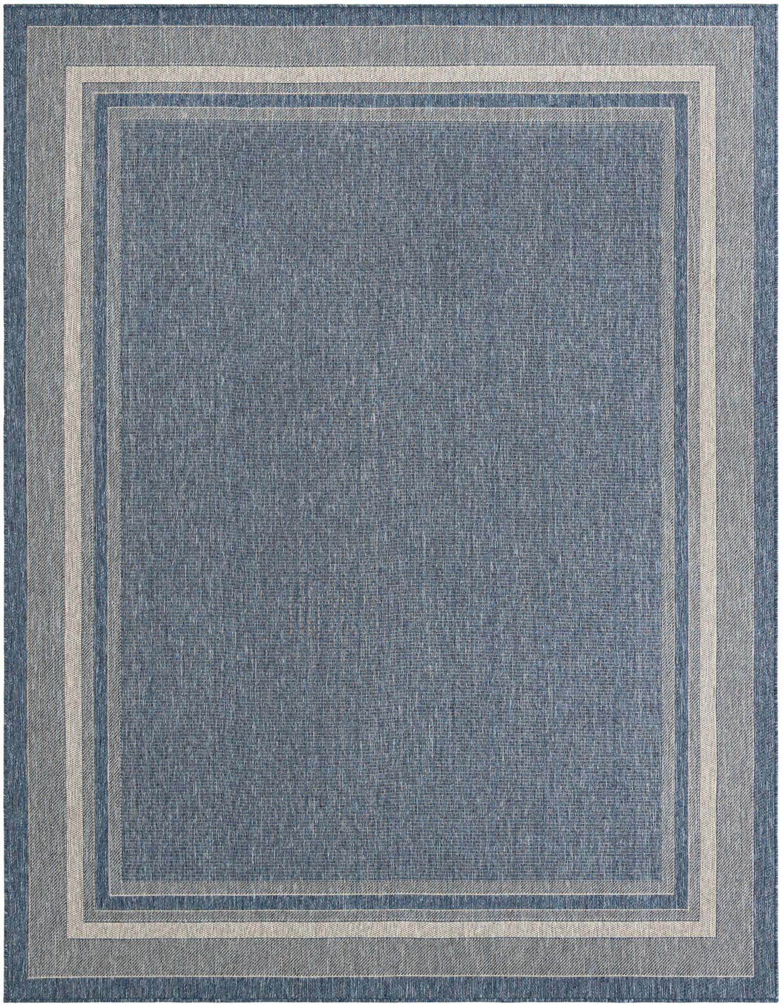 Primary image  7' 10 x 10'  Washable Border Indoor / Outdoor Rug