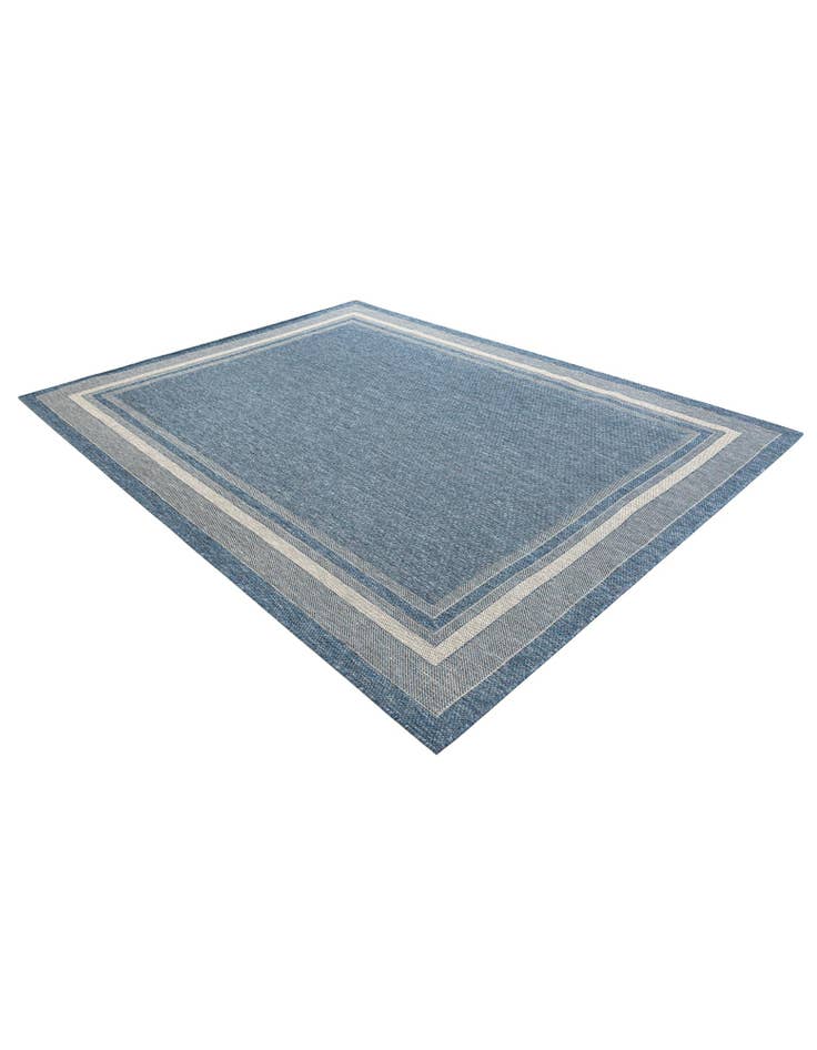 Detail image of  7' 10 x 10'  Washable Border Indoor / Outdoor Rug