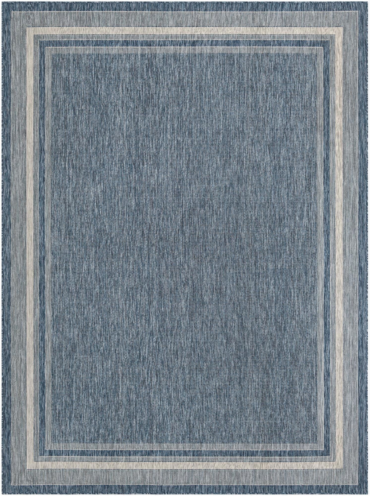  9' x 12'  Washable Border Indoor / Outdoor Rug