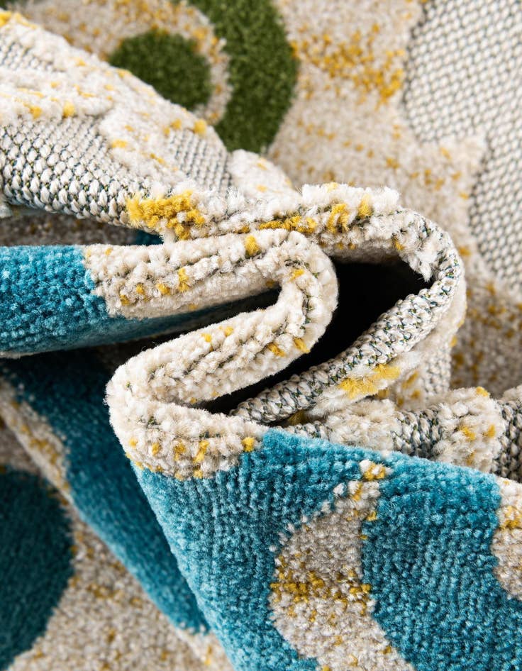 Detail image of  8' x 10'  Washable Botanical Indoor / Outdoor Rug