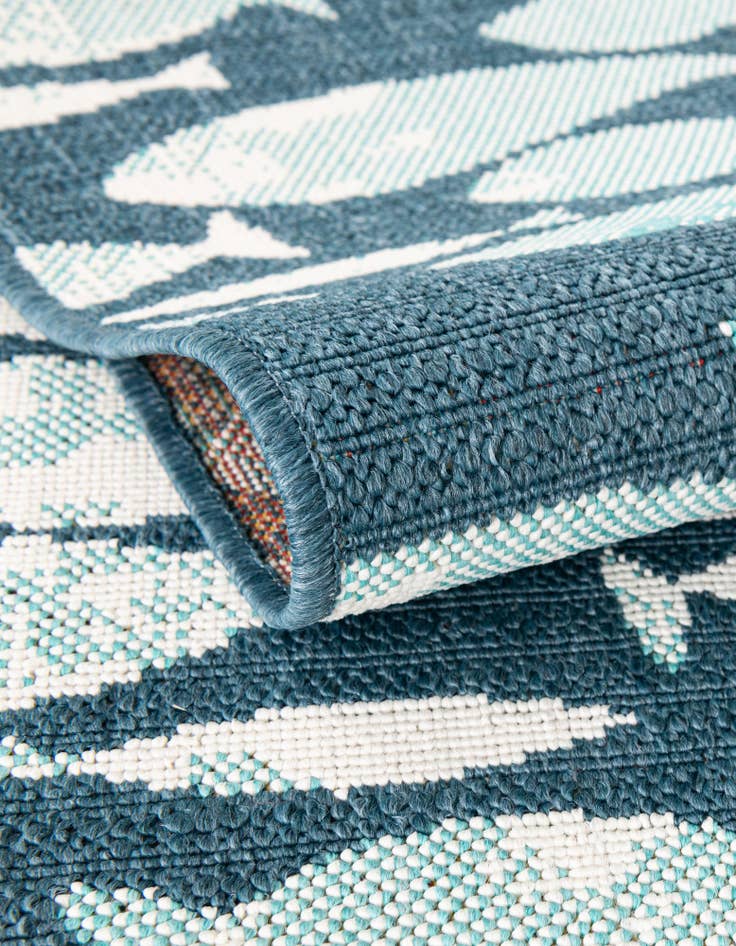 Detail image of  2' x 3'  Washable Coastal Indoor / Outdoor Rug
