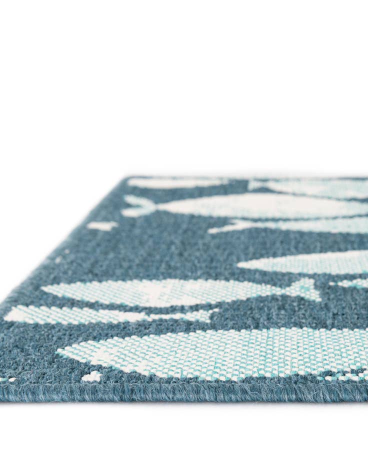 Detail image of  2' x 3'  Washable Coastal Indoor / Outdoor Rug