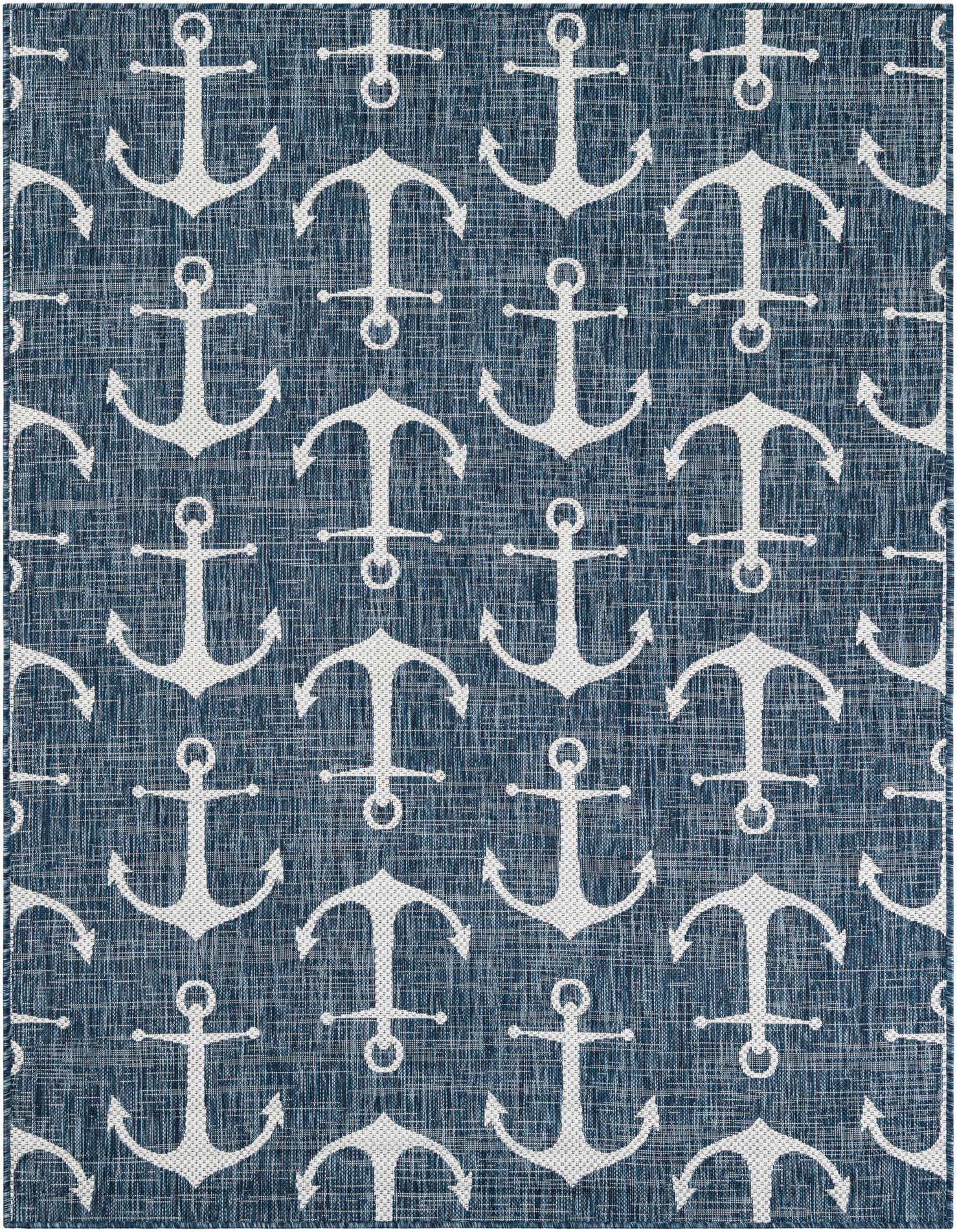 Primary image of  5' 3 x 7'  Washable Coastal Indoor / Outdoor Rug