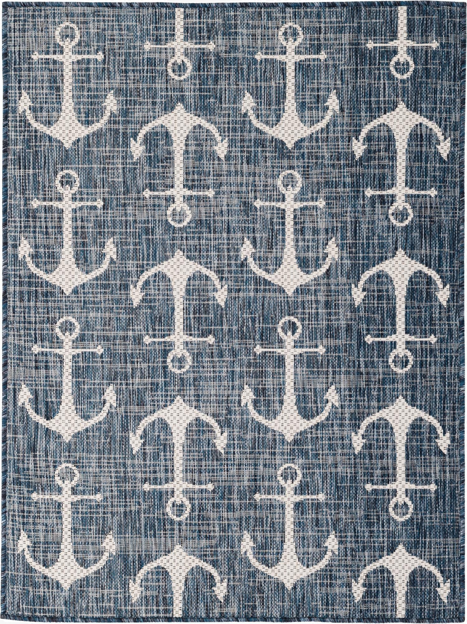  3' x 4'  Washable Coastal Indoor / Outdoor Rug