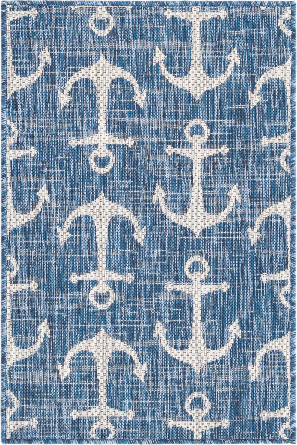  2' x 3'  Washable Coastal Indoor / Outdoor Rug