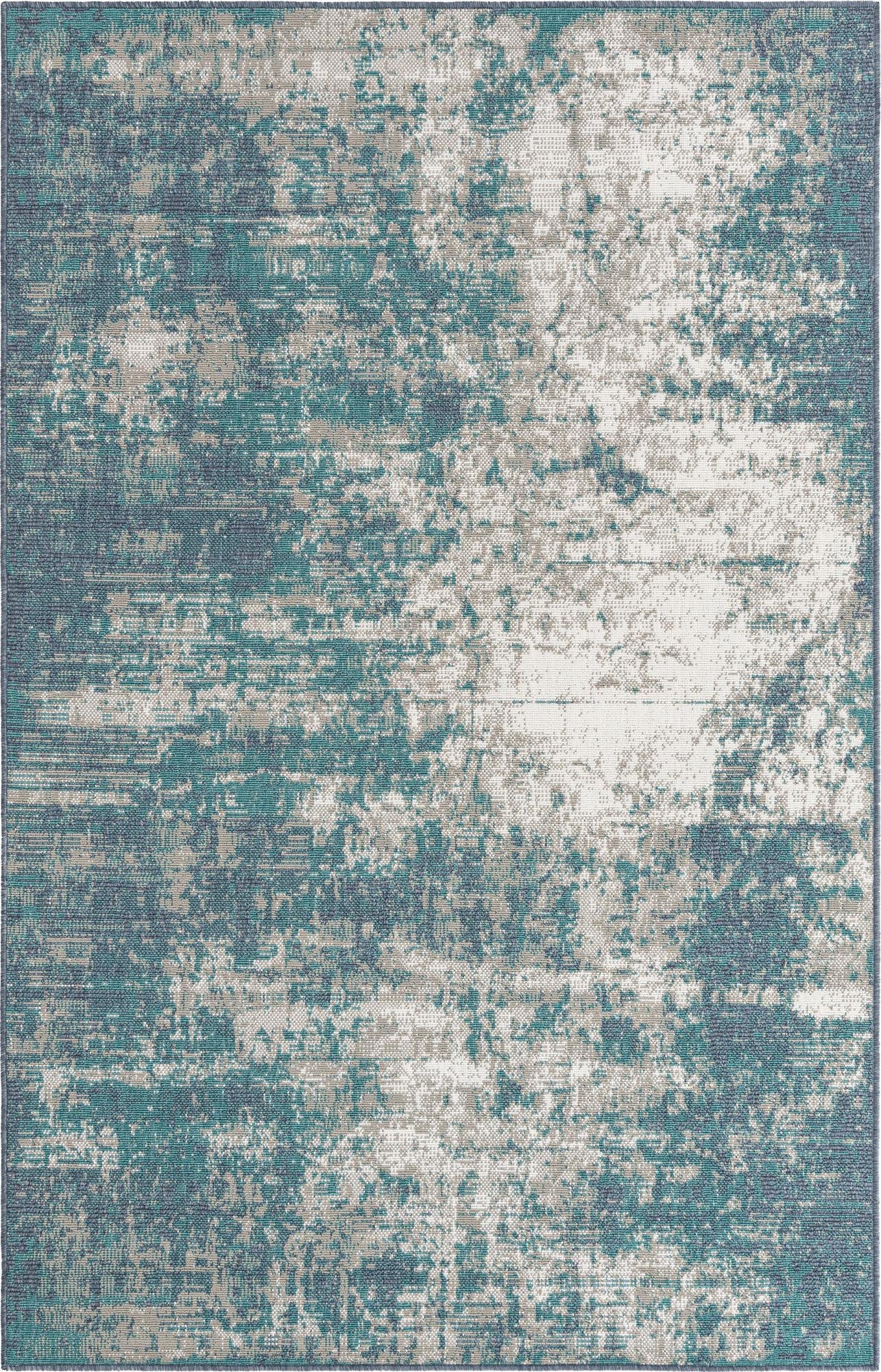 Primary image  5' 3 x 8'  Washable Coastal Indoor / Outdoor Rug