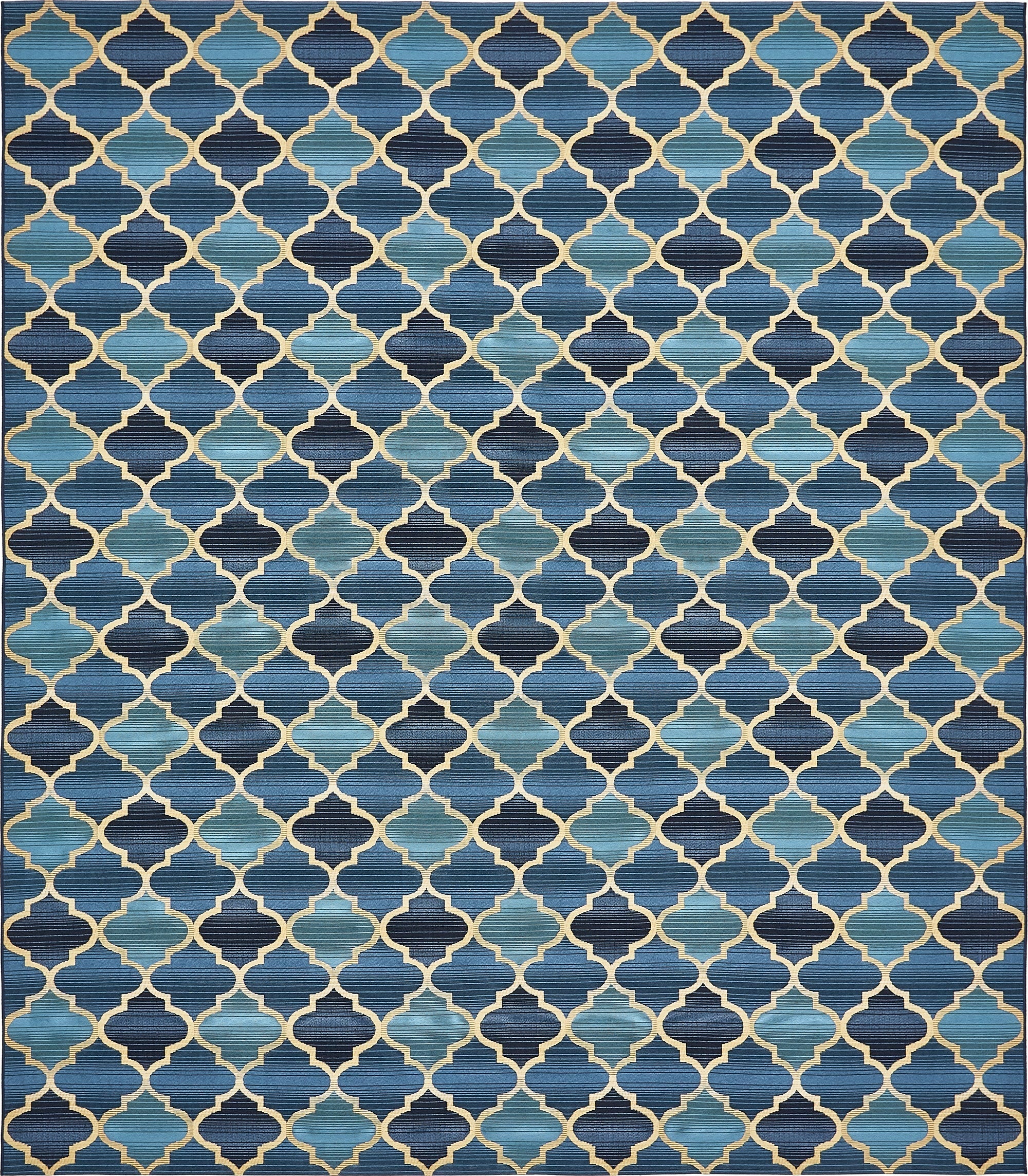  10' x 12'  Washable Lattice Indoor / Outdoor Rug