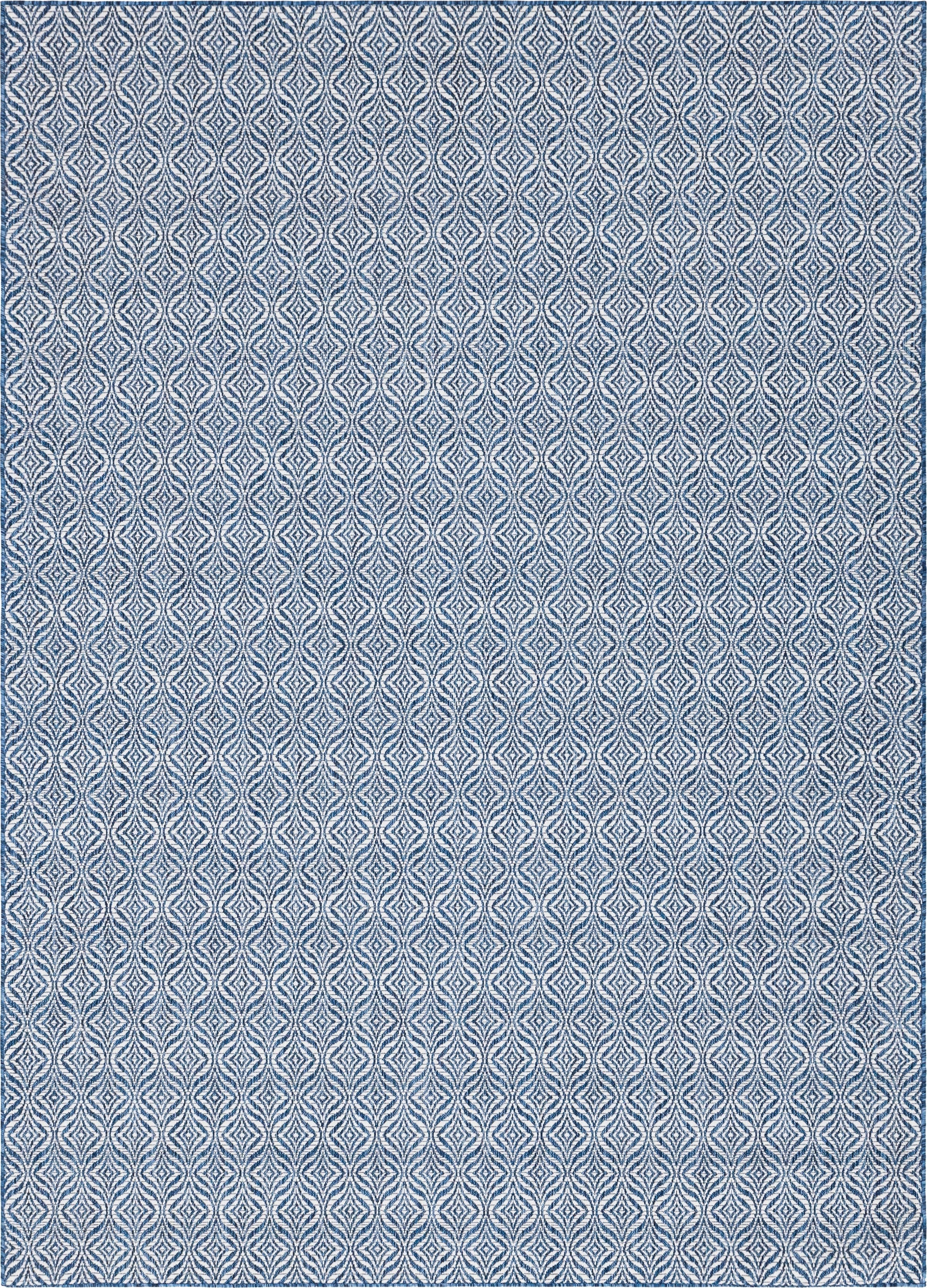  7' 10 x 11'  Washable Lattice Indoor / Outdoor Rug