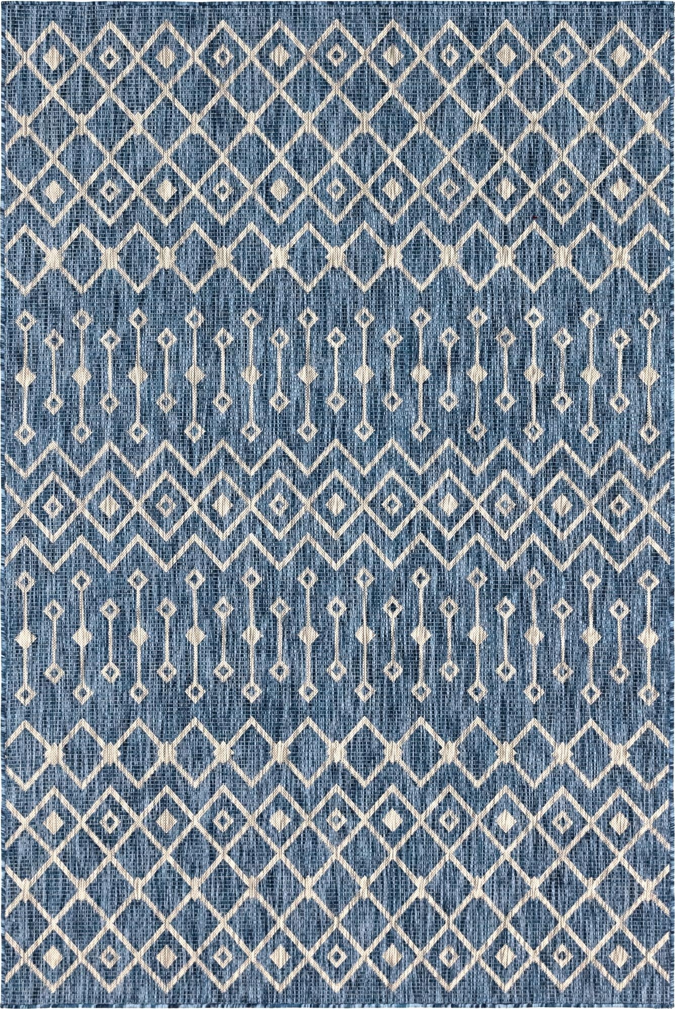  6' x 9'  Washable Lattice Indoor / Outdoor Rug