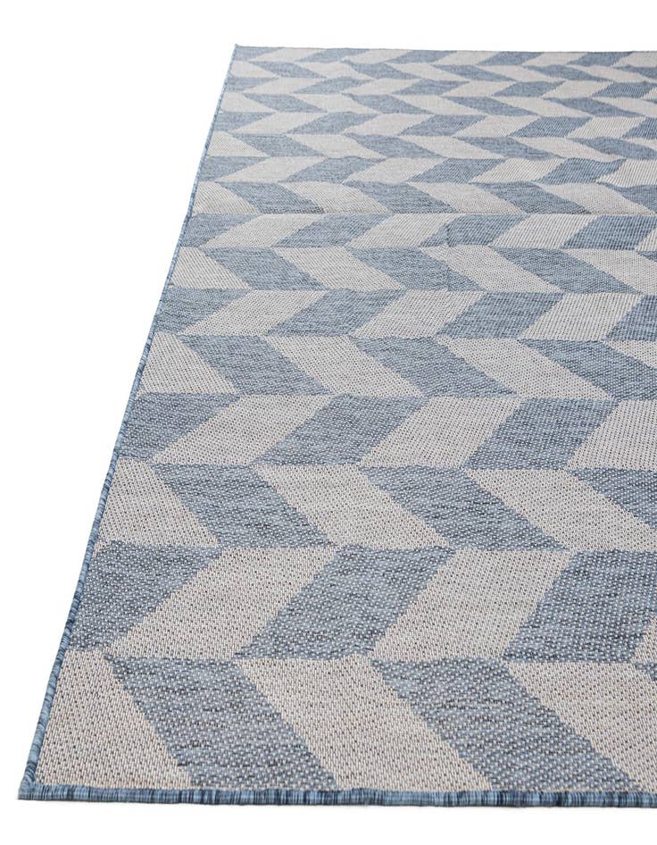Detail image of  9' 2 x 12' 5  Washable Modern Indoor / Outdoor Rug