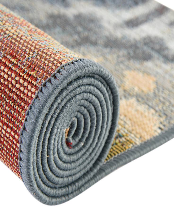 Detail image of  10' x 12' 2  Washable Modern Indoor / Outdoor Rug