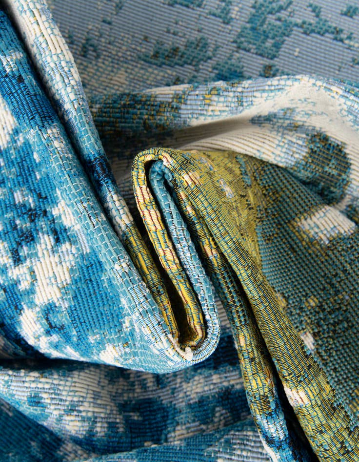 Detail image of  7' 10 x 10'  Washable Modern Indoor / Outdoor Rug