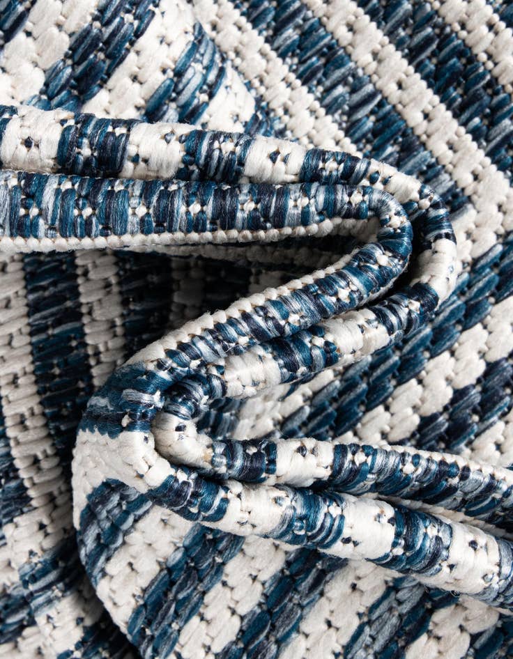 Detail image of  5' 3 x 8'  Washable Modern Indoor / Outdoor Rug