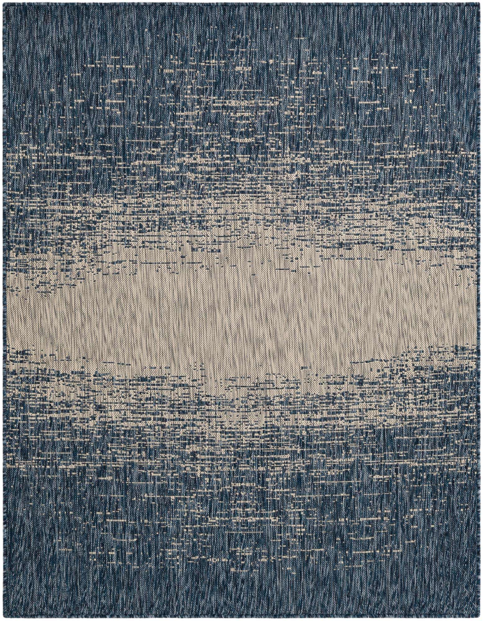 Primary image  5' x 6'  Washable Modern Indoor / Outdoor Rug