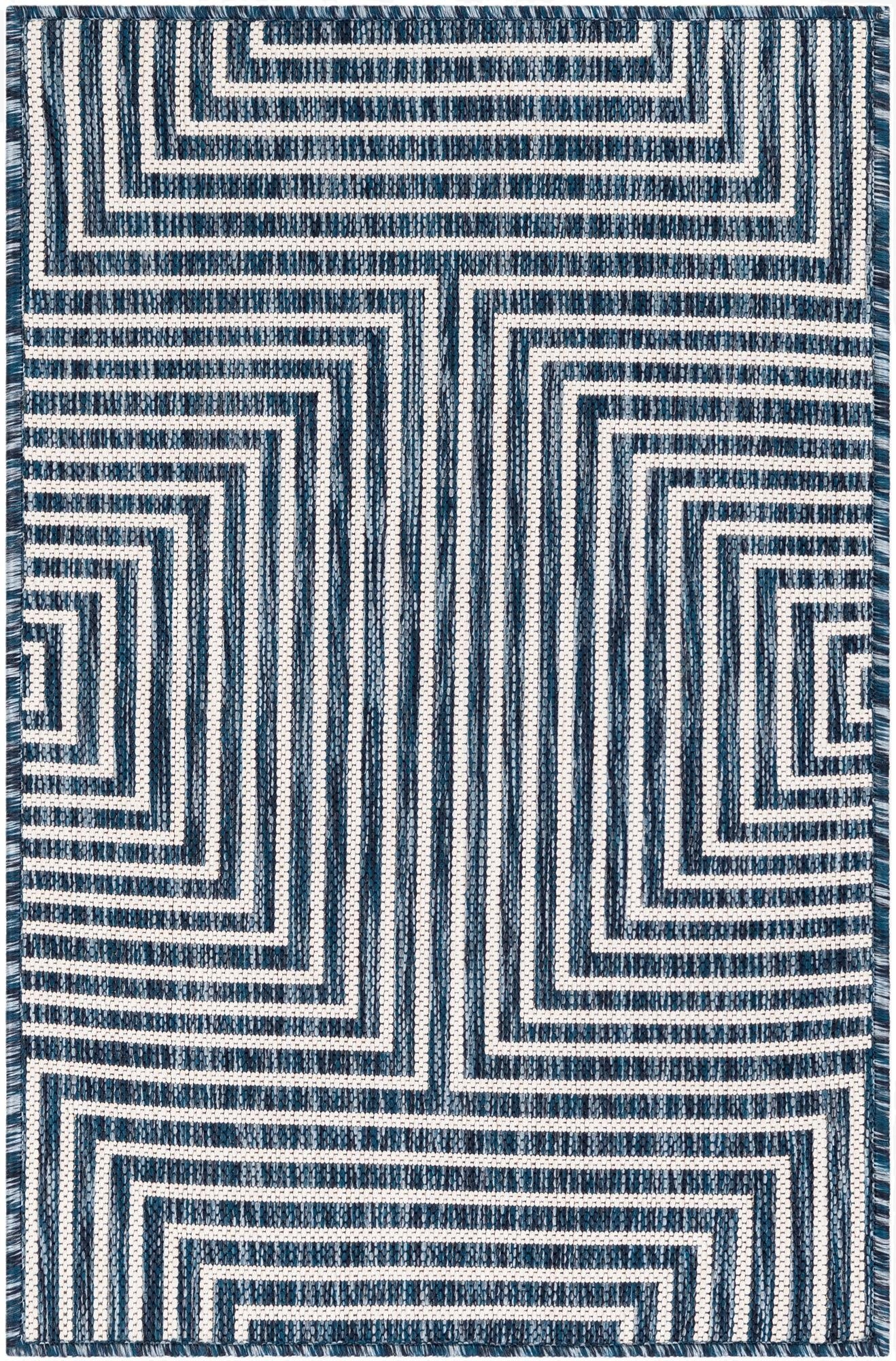  2' x 3'  Washable Modern Indoor / Outdoor Rug