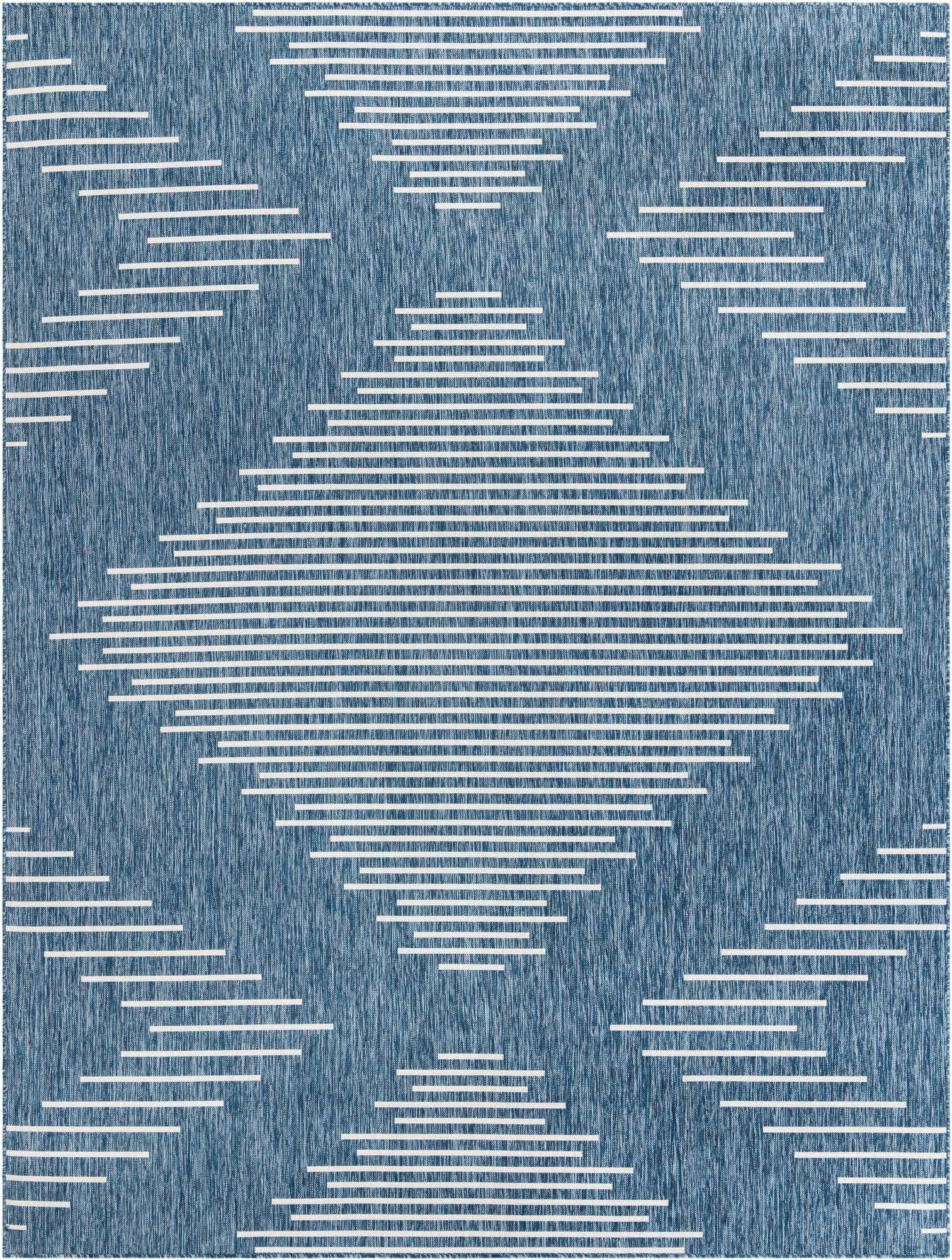  9' x 12'  Washable Modern Indoor / Outdoor Rug
