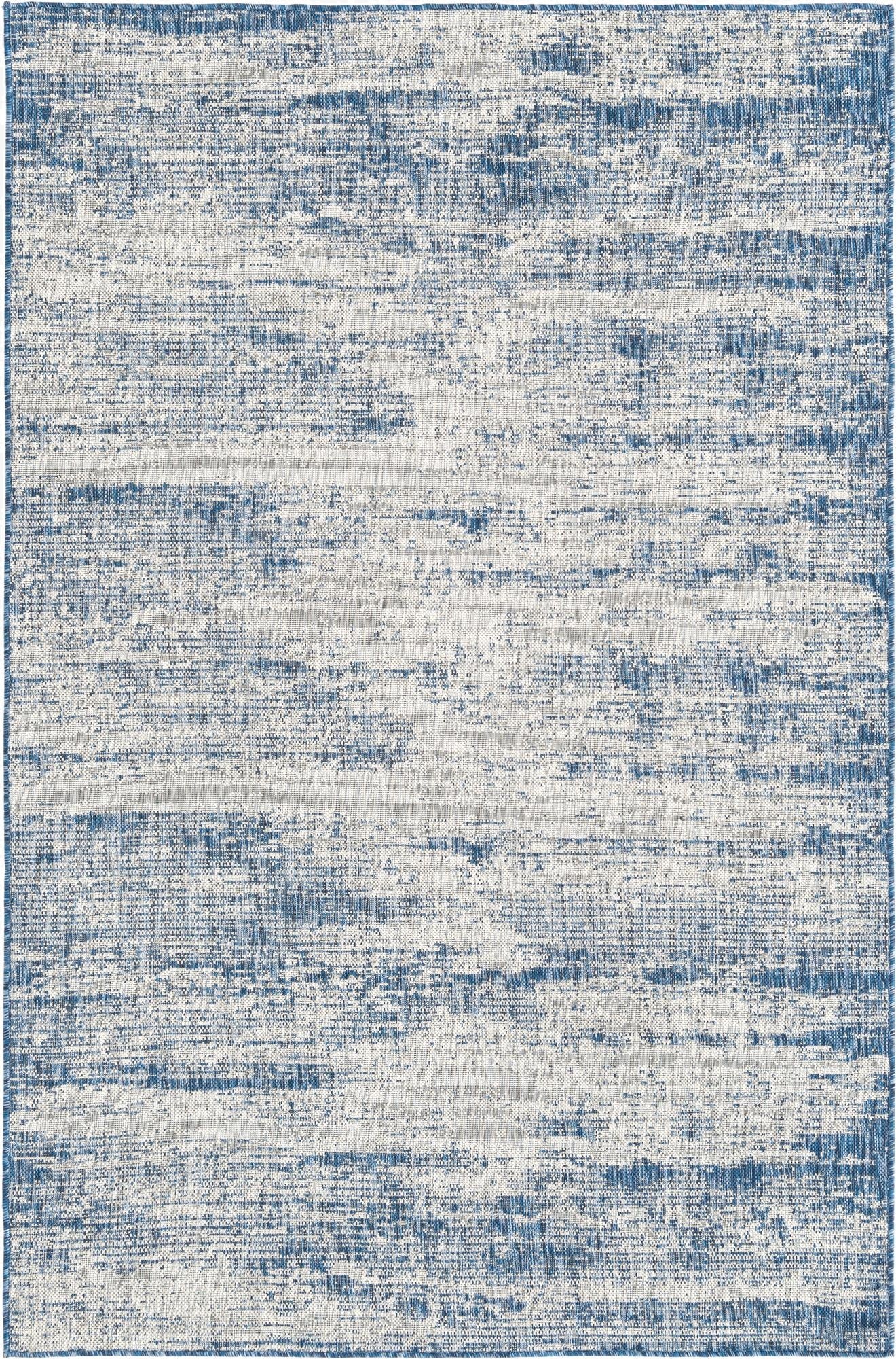  5' 3 x 8'  Washable Modern Indoor / Outdoor Rug