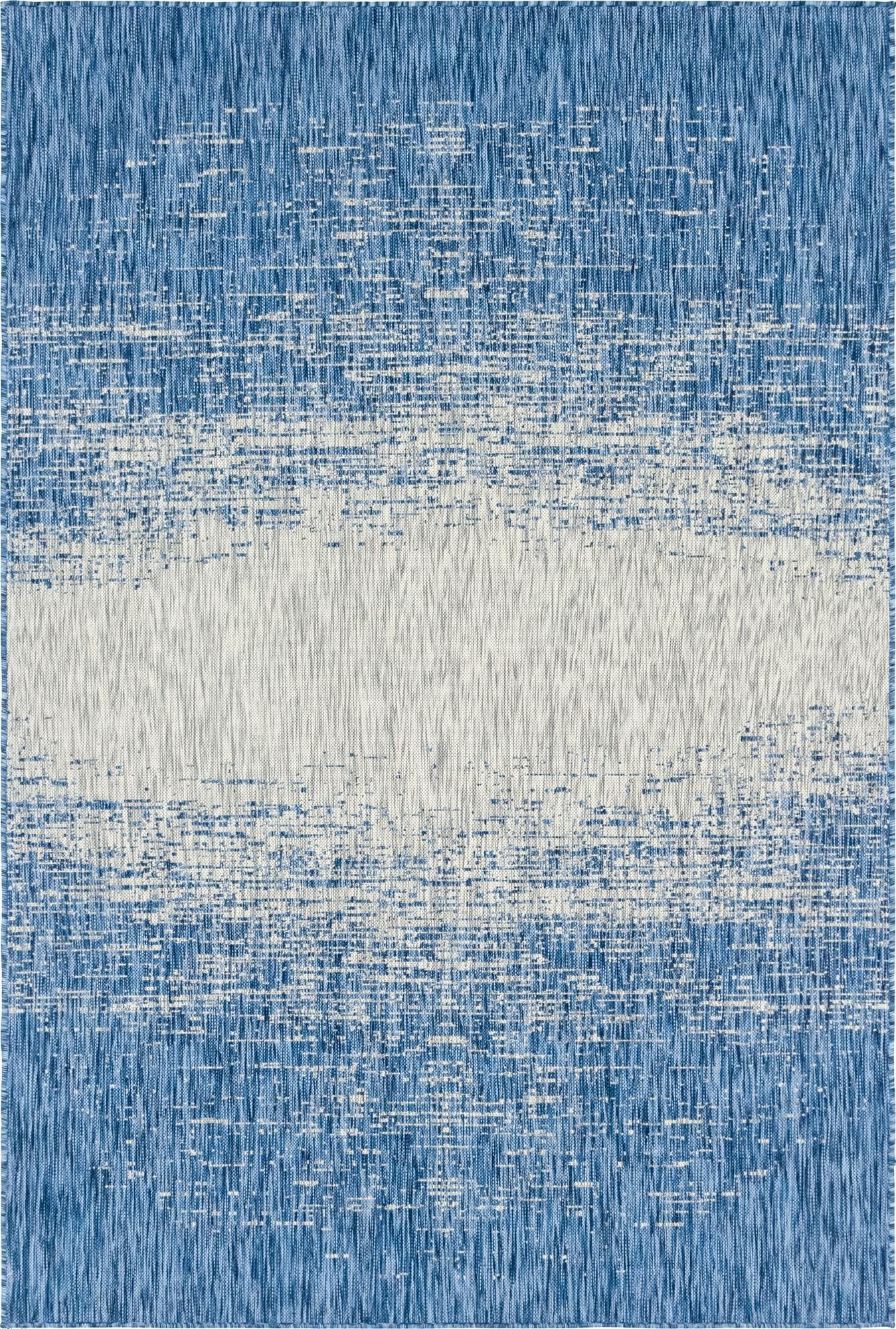  6' x 9'  Washable Modern Indoor / Outdoor Rug