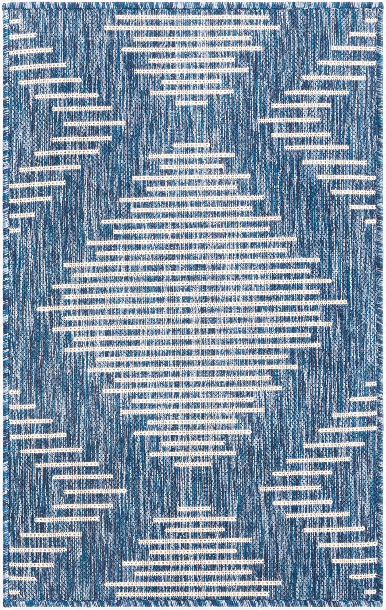  2' x 3'  Washable Modern Indoor / Outdoor Rug