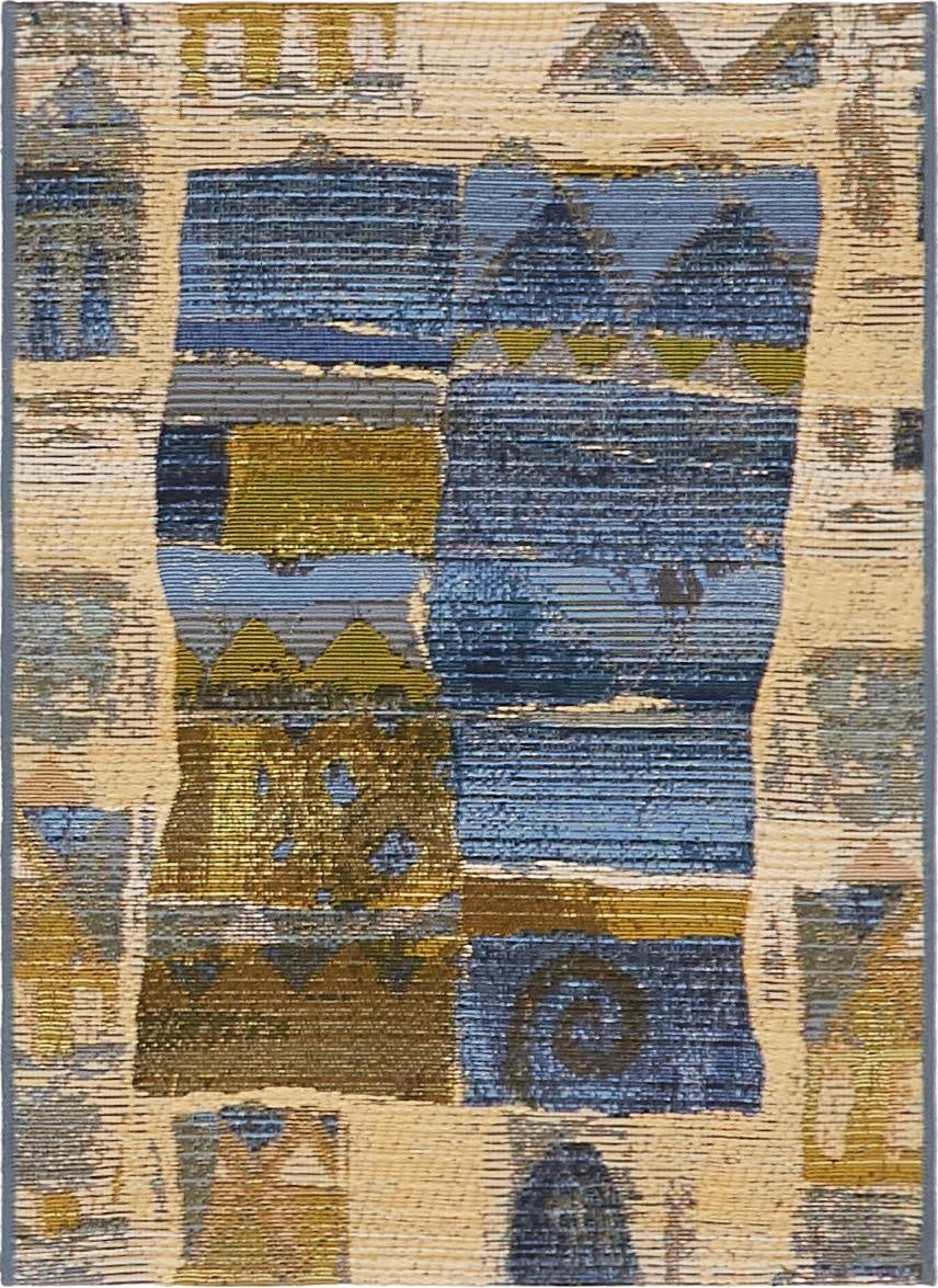  2' 2 x 3'  Washable Modern Indoor / Outdoor Rug