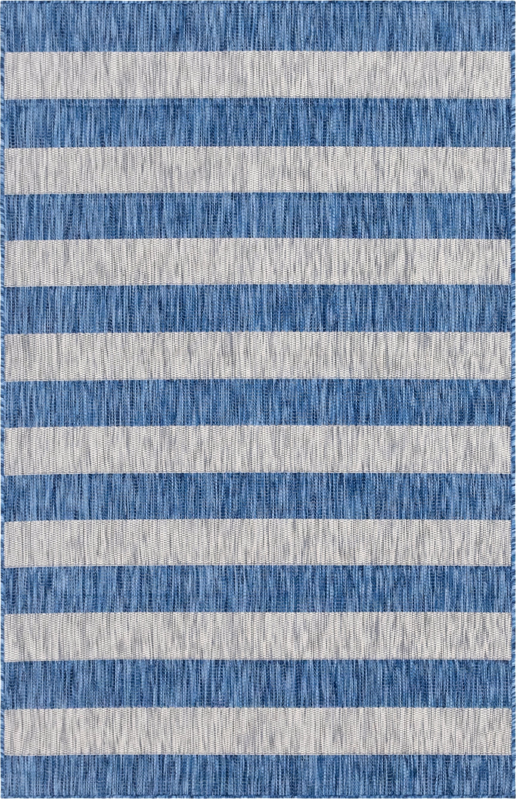  5' 3 x 8'  Washable Ribbon Indoor / Outdoor Rug