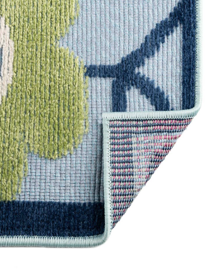 Detail image of  5' 3 x 7' 7  Washable  Indoor / Outdoor Rug