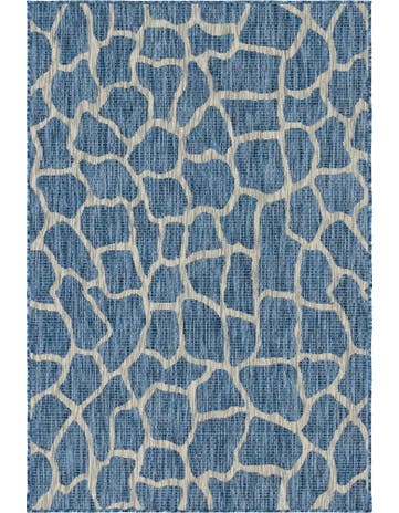 4' x 6' Washable Safari Indoor / Outdoor Rug
