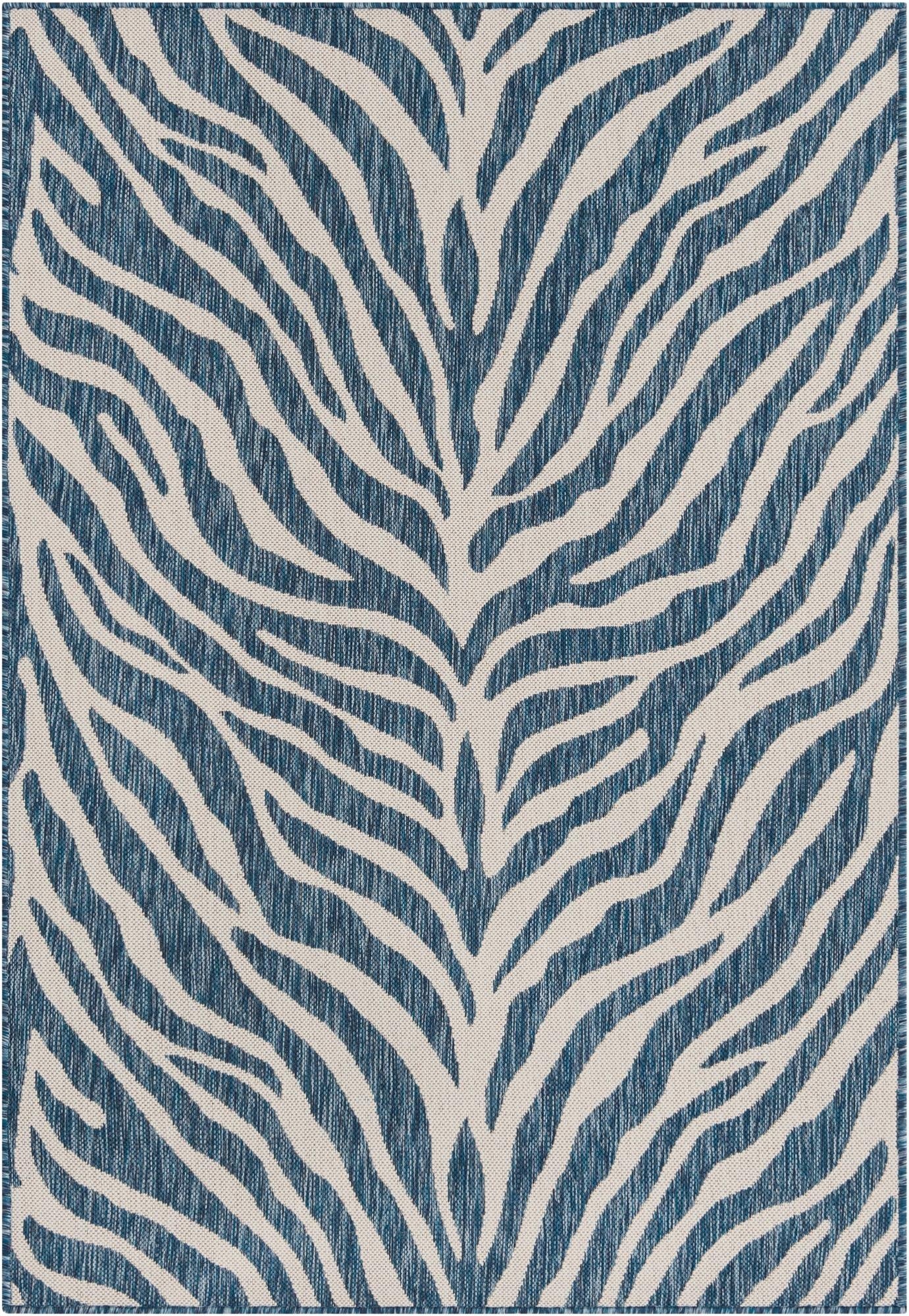  4' x 6'  Washable Safari Indoor / Outdoor Rug