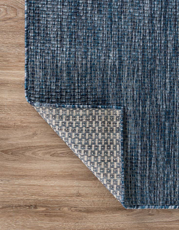 Detail image of  5' 3 x 7'  Washable Solid Indoor / Outdoor Rug
