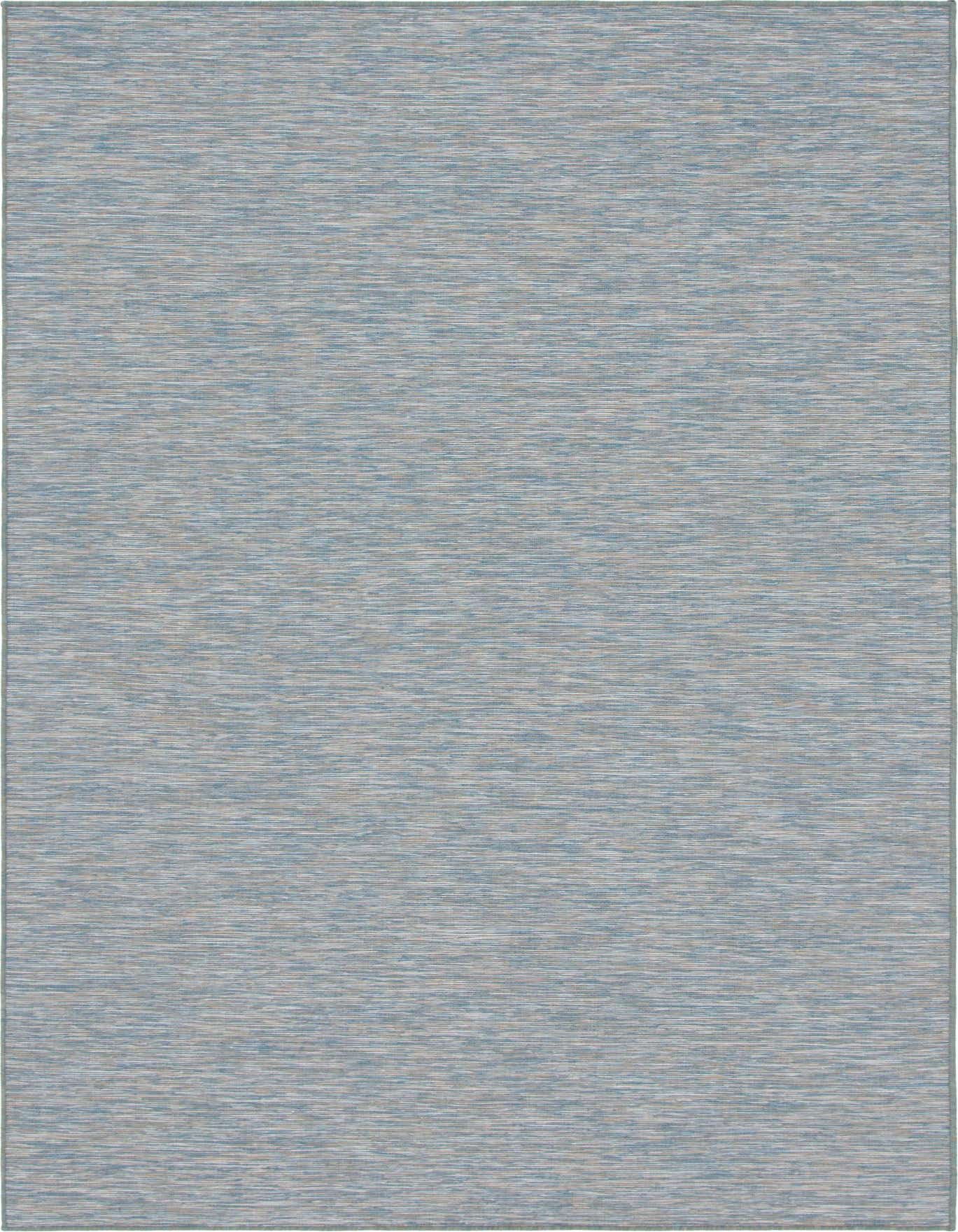 Primary image  6' 3 x 9'  Washable Solid Indoor / Outdoor Rug