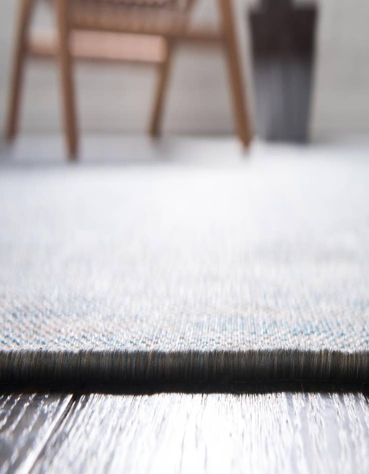 Detail image of  4' 2 x 6'  Washable Solid Indoor / Outdoor Rug