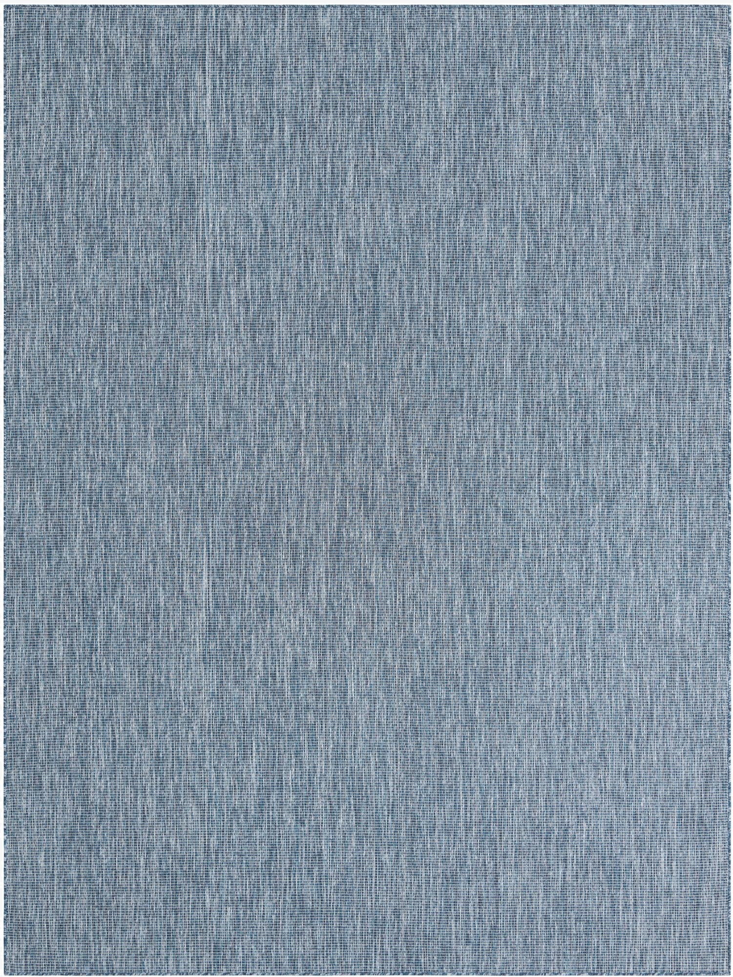  9' x 12'  Washable Solid Indoor / Outdoor Rug