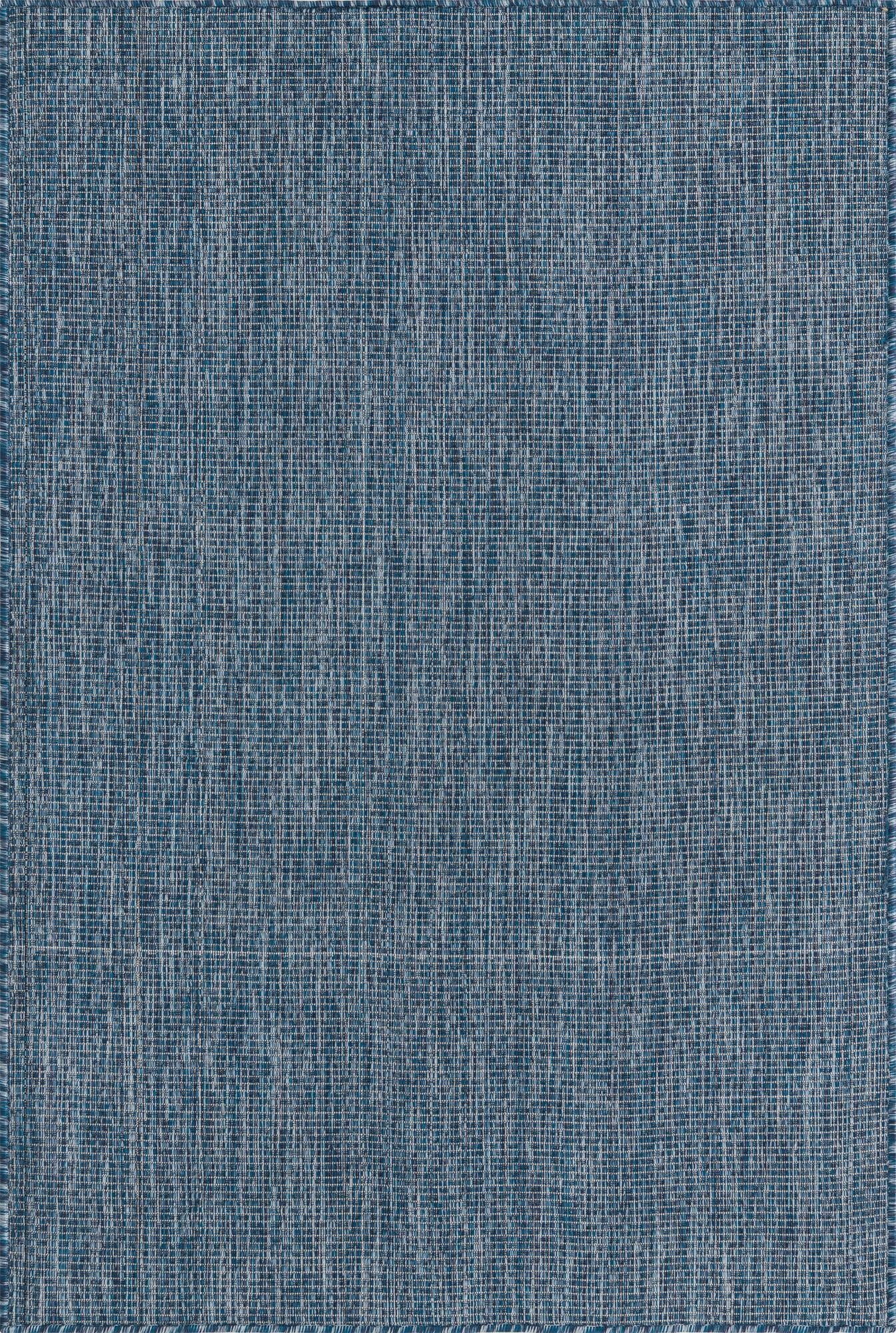  4' x 6'  Washable Solid Indoor / Outdoor Rug