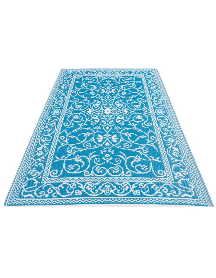 Detail image of  4' x 6'  Washable Traditional Indoor / Outdoor Rug