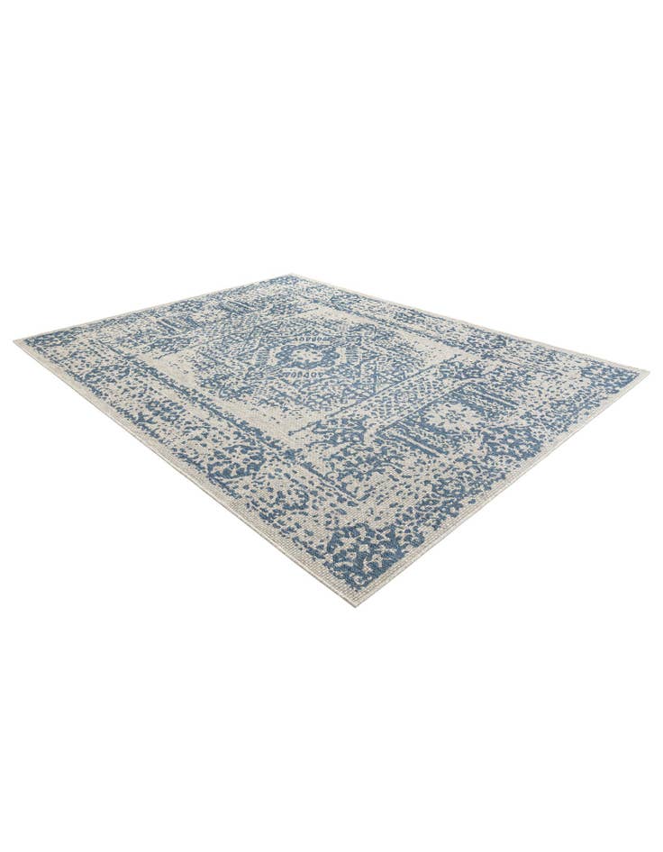 Detail image of  7' 10 x 10'  Washable Traditional Indoor / Outdoor Rug