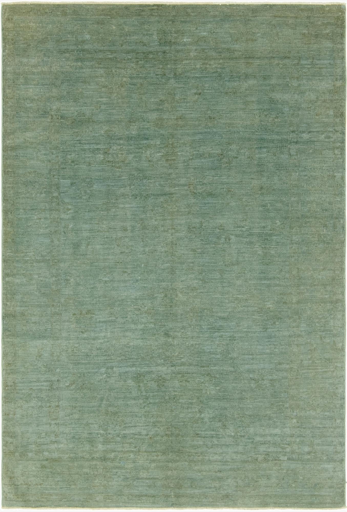  6' 5 x 9' 5  Hand Knotted Over-Dyed Ziegler Rug