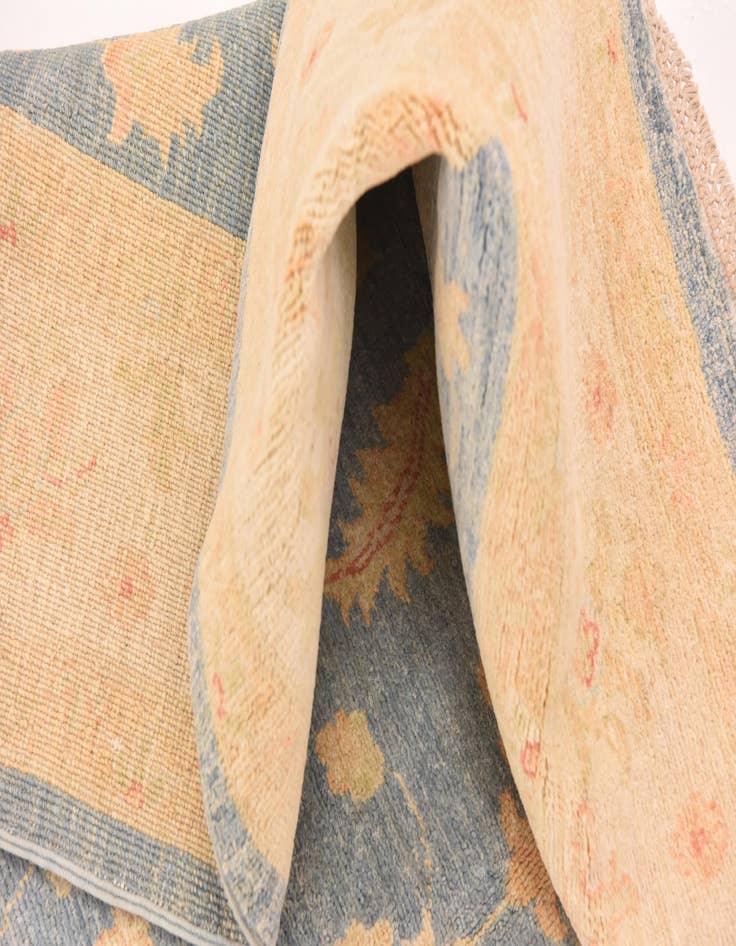 Detail image of  5' 2 x 8'  Hand Knotted Peshawar Ziegler Rug