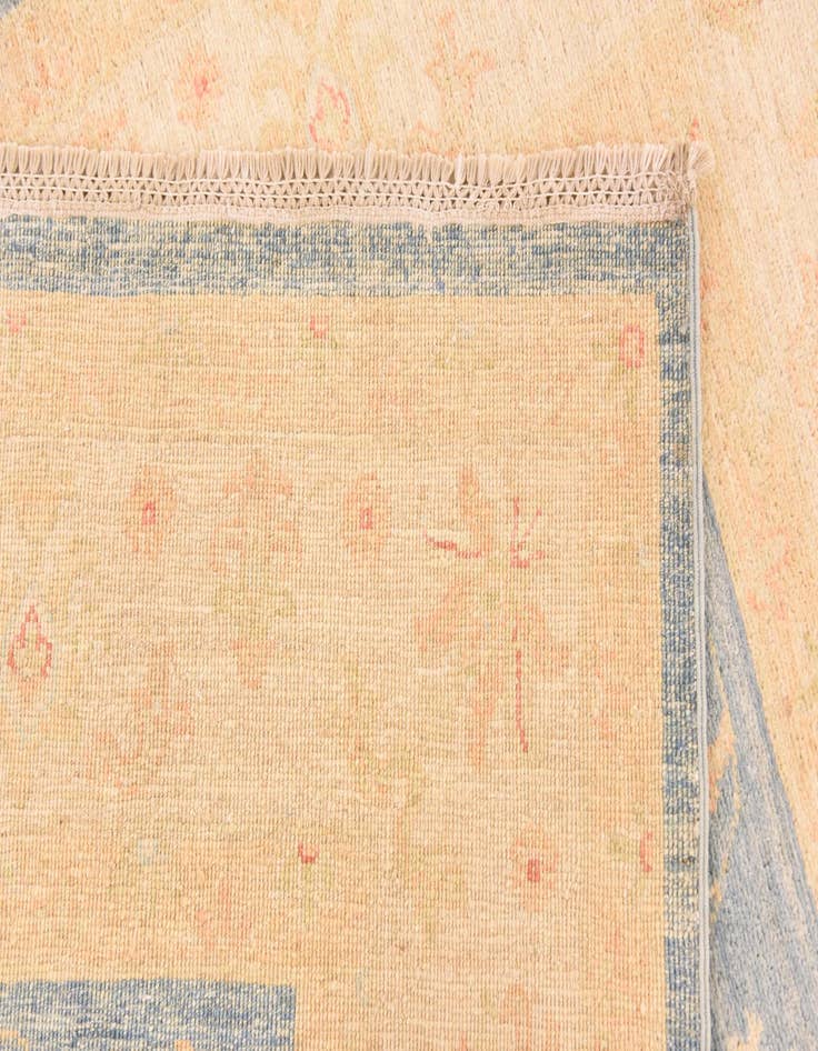 Detail image of  5' 2 x 8'  Hand Knotted Peshawar Ziegler Rug