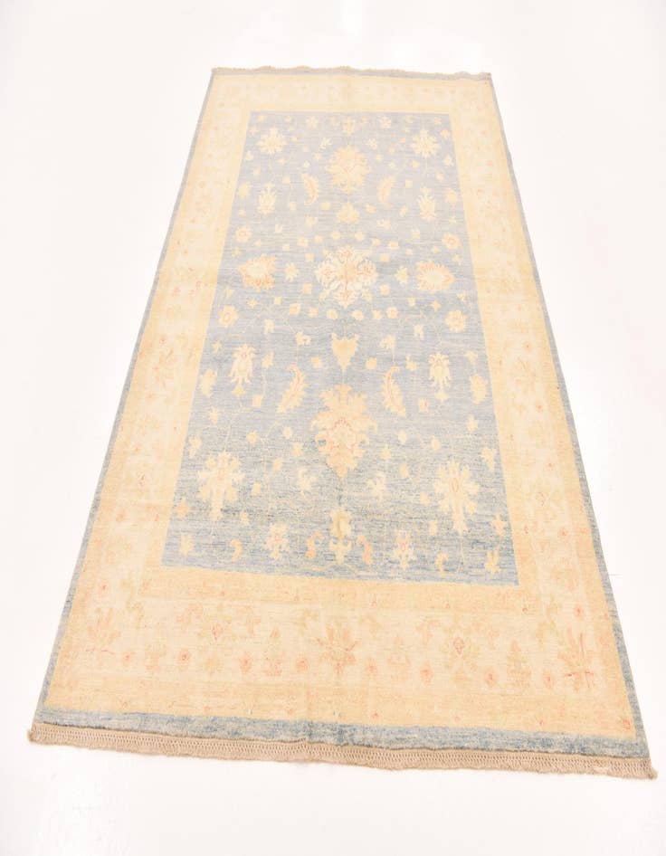 Detail image of  5' 2 x 8'  Hand Knotted Peshawar Ziegler Rug