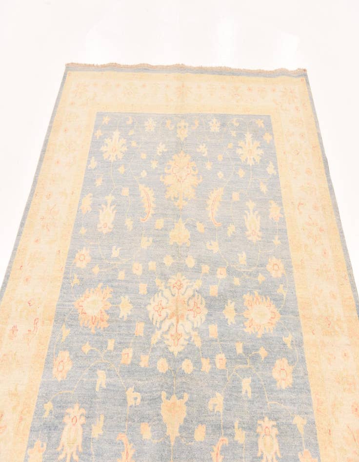 Detail image of  5' 2 x 8'  Hand Knotted Peshawar Ziegler Rug