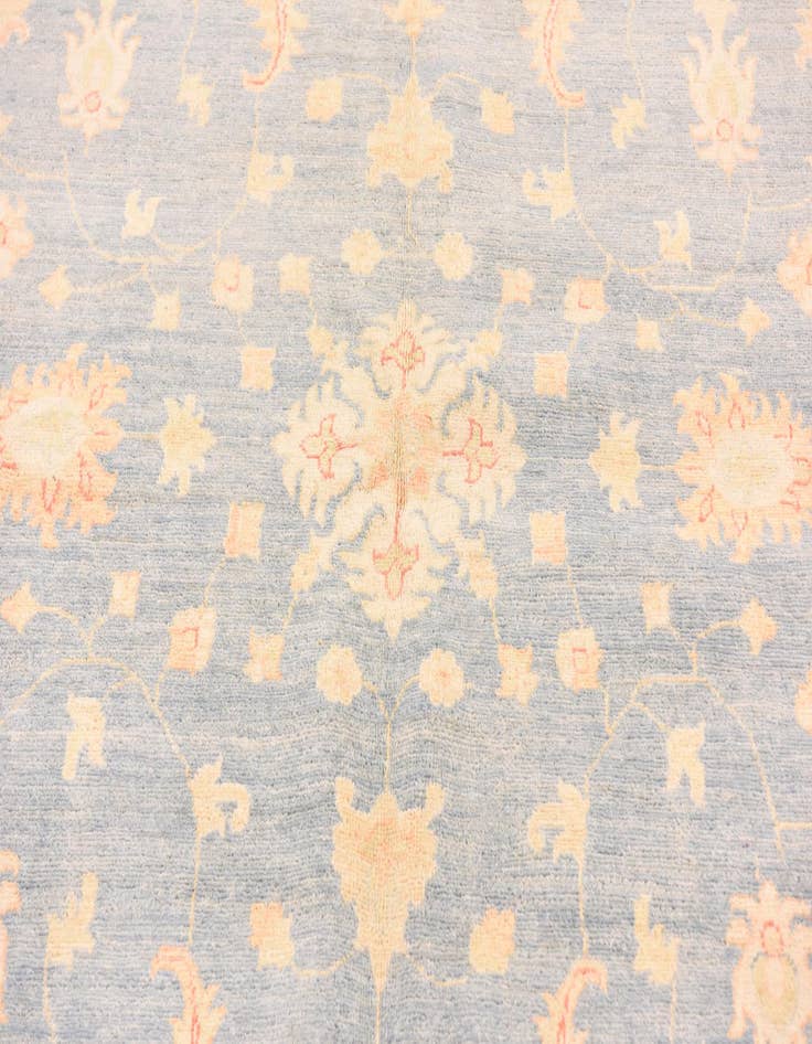 Detail image of  5' 2 x 8'  Hand Knotted Peshawar Ziegler Rug