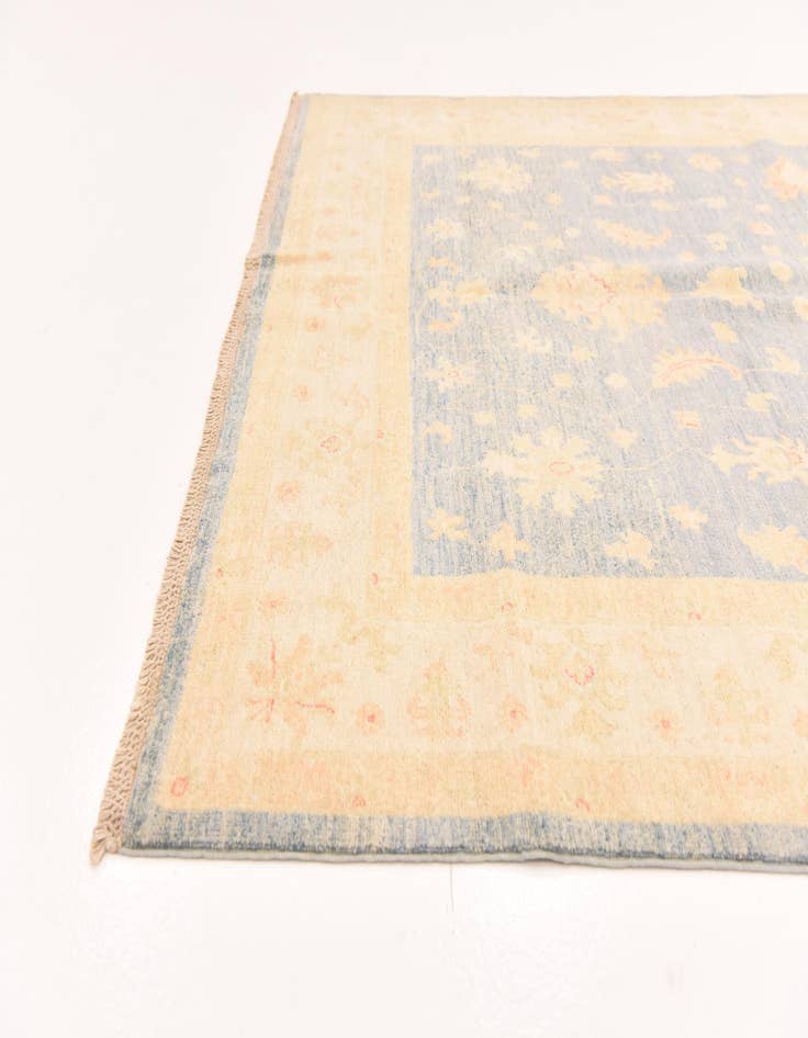 Detail image of  5' 2 x 8'  Hand Knotted Peshawar Ziegler Rug