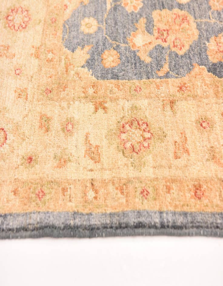 Detail image of  4' 2 x 6'  Hand Knotted Peshawar Ziegler Rug