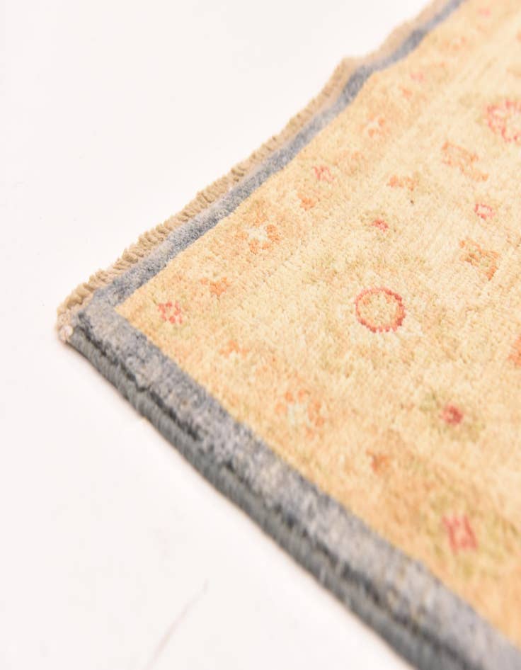 Detail image of  4' 2 x 6'  Hand Knotted Peshawar Ziegler Rug