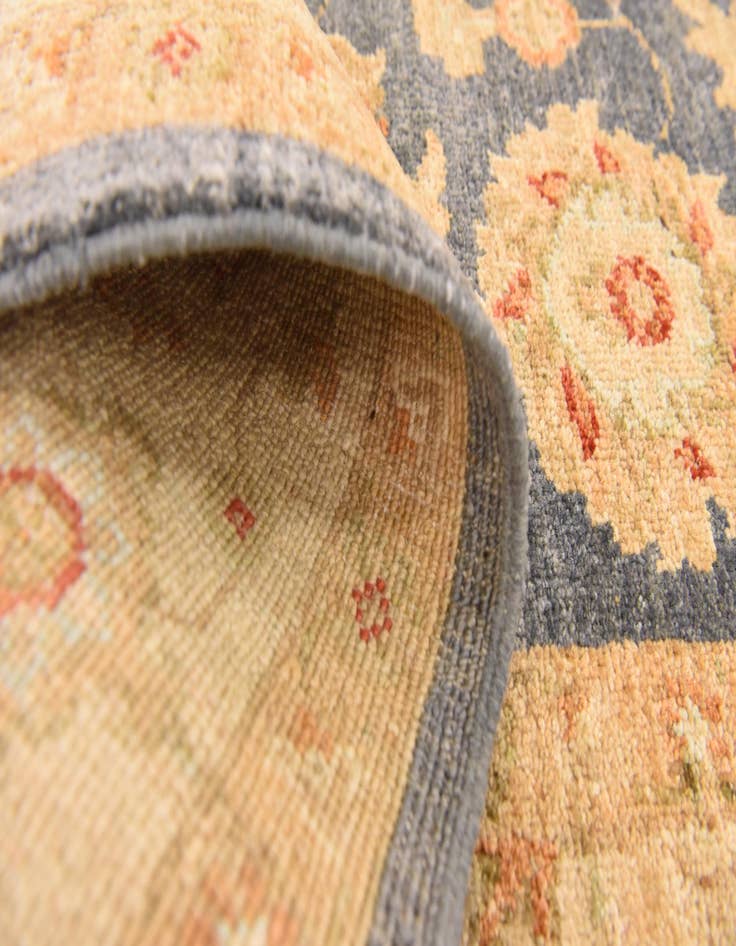 Detail image of  4' 2 x 6'  Hand Knotted Peshawar Ziegler Rug